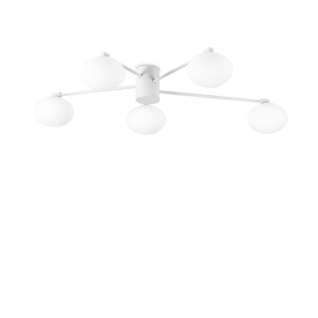 Люстра Ideal Lux 316680 HERMES PL5 D90 BIANCO купити