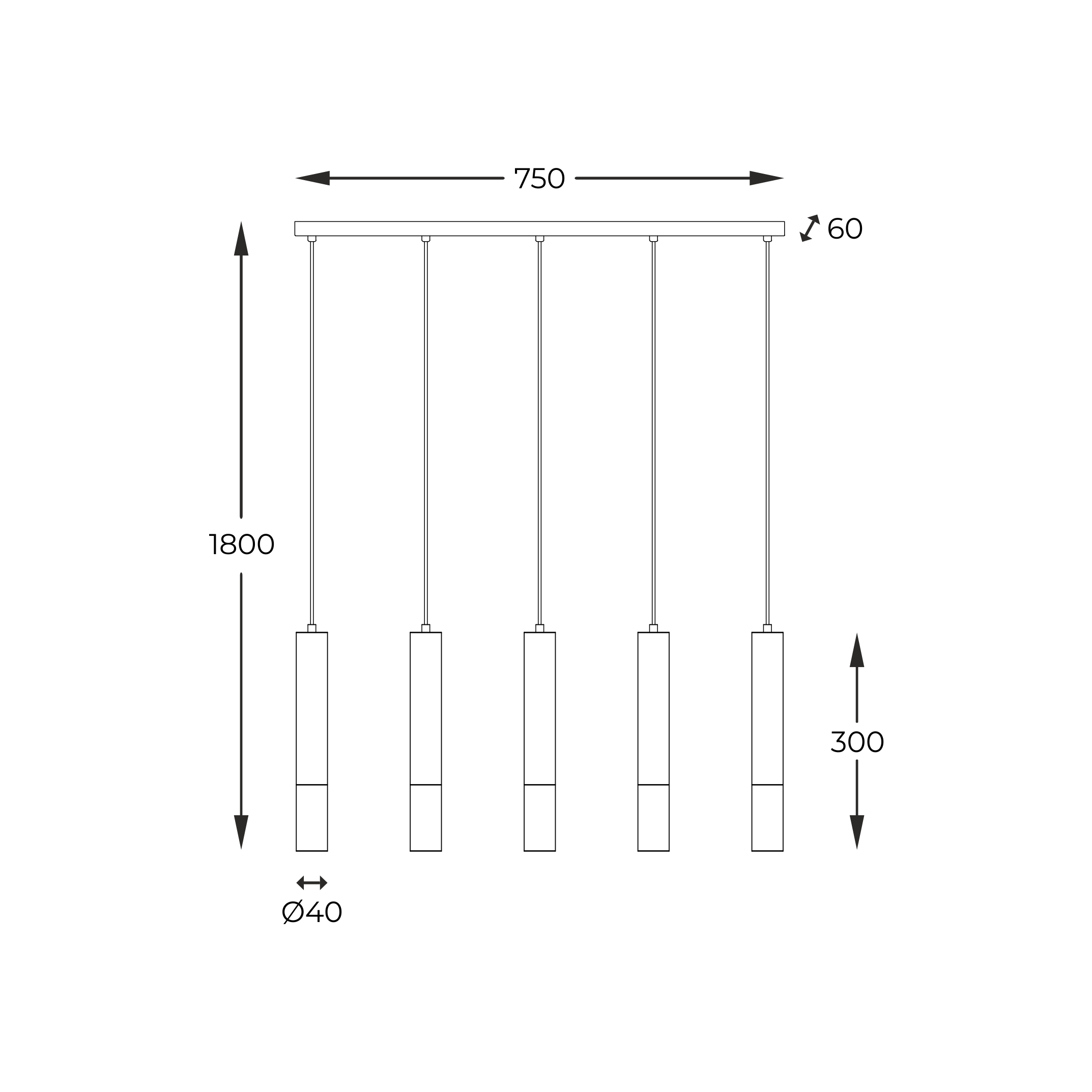 Підвісний світильник Zuma Line 8620403 MADERA купити