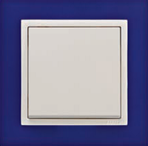 Рамка одинарная универсальная LOGUS синий металлик ледяной купити