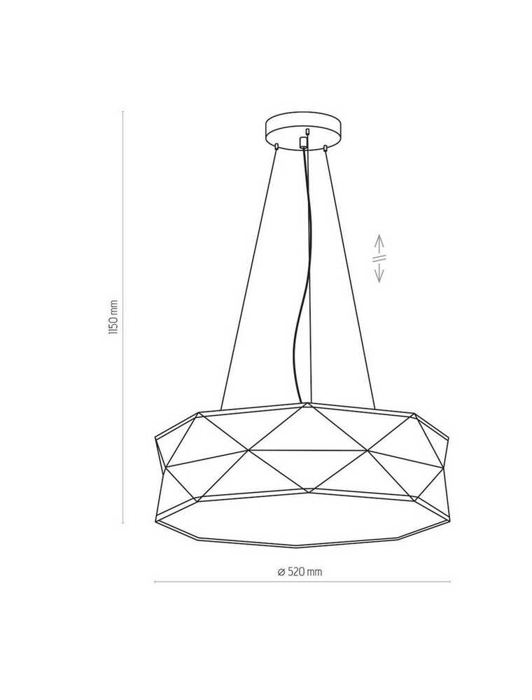 Подвесной светильник TK LIGHTING 3312 KANTOOR купити