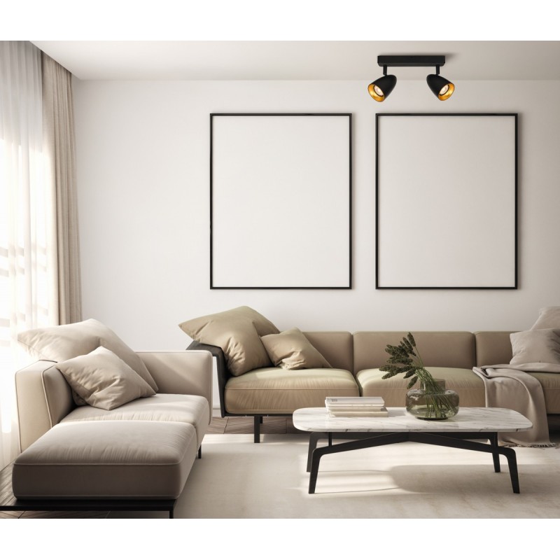 Спот ITALUX SPL-36748-2-BK-GD Tino купити