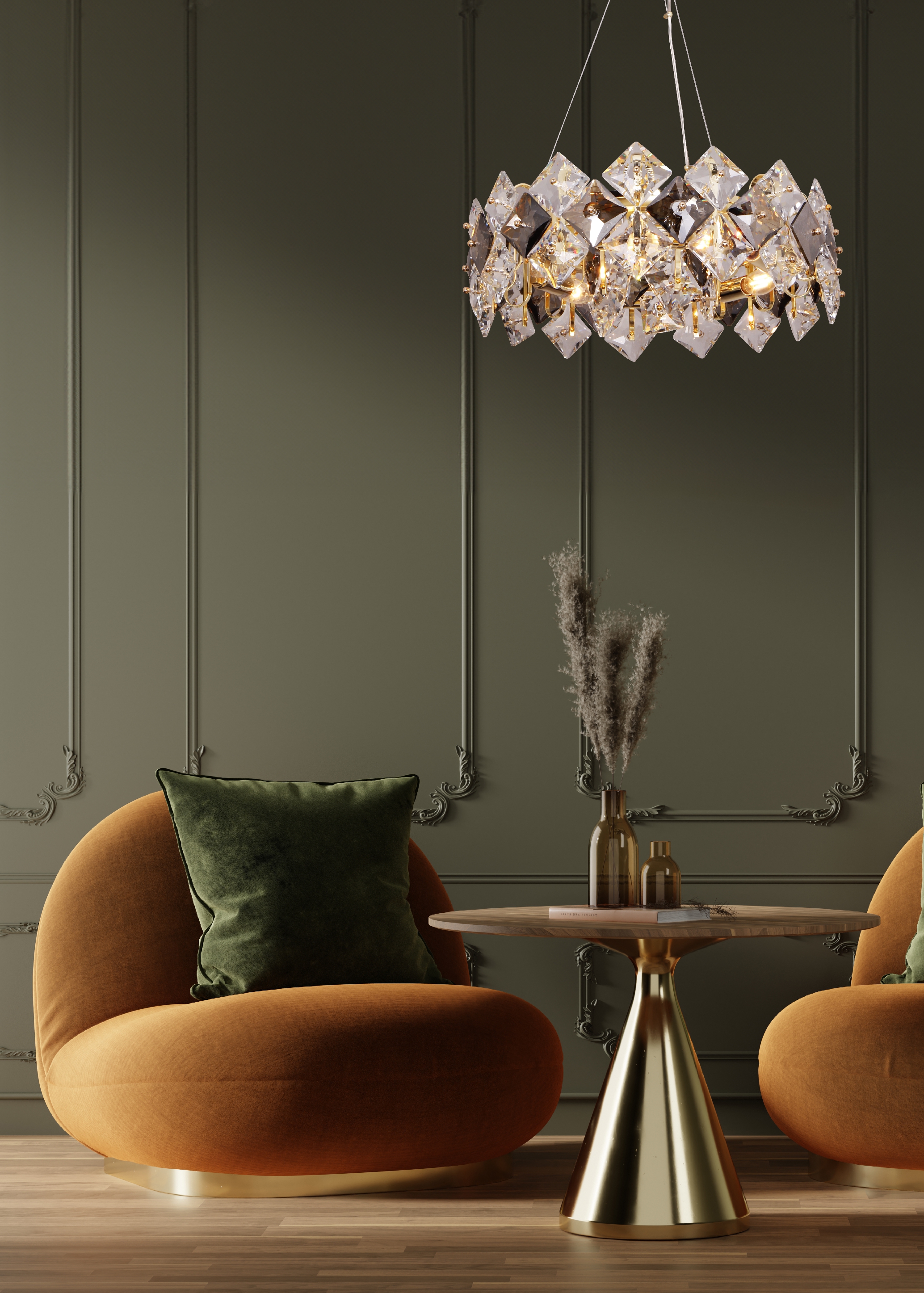 Підвісний світильник Zuma Line 9864-500 TIARA купити