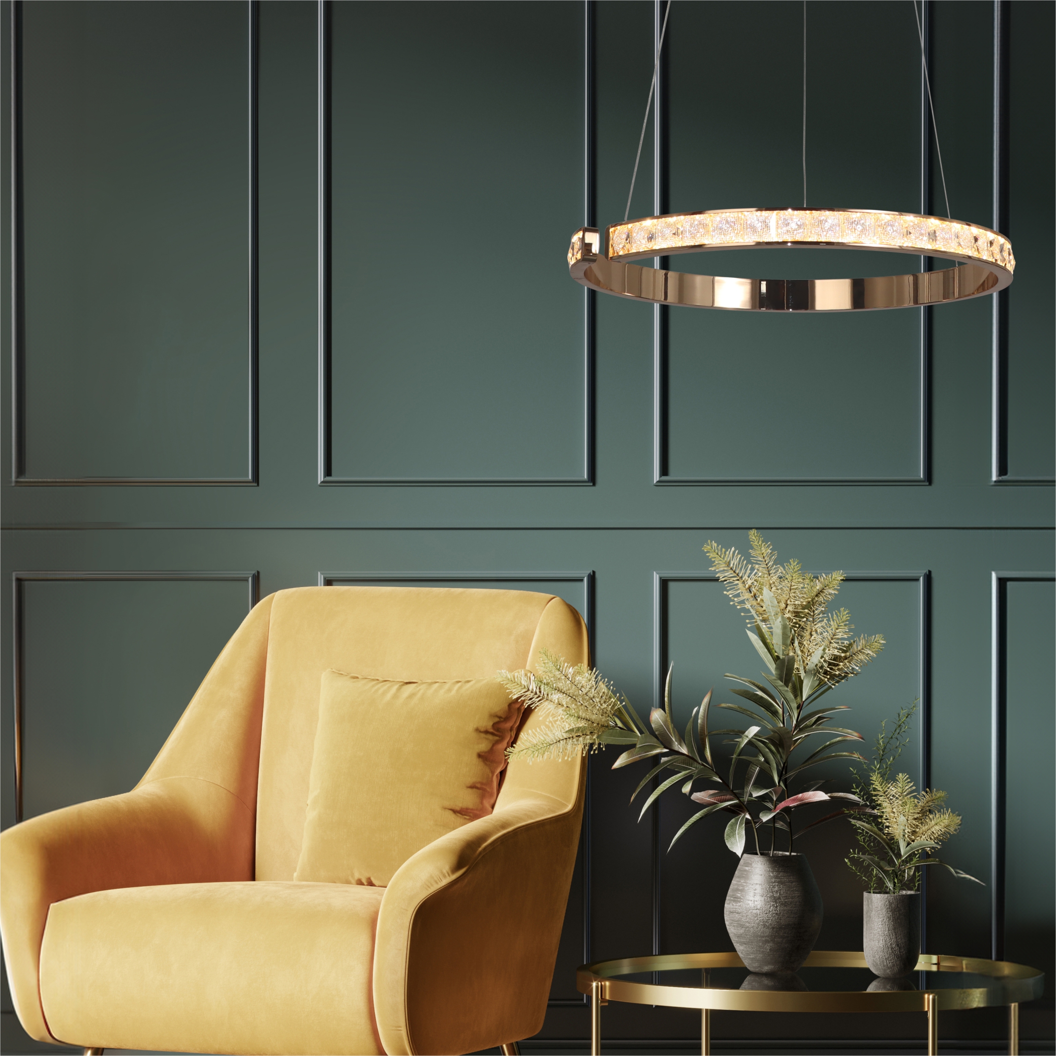 Підвісний світильник Zuma Line MD4996-1-3GBD MURIEL (63772) купити