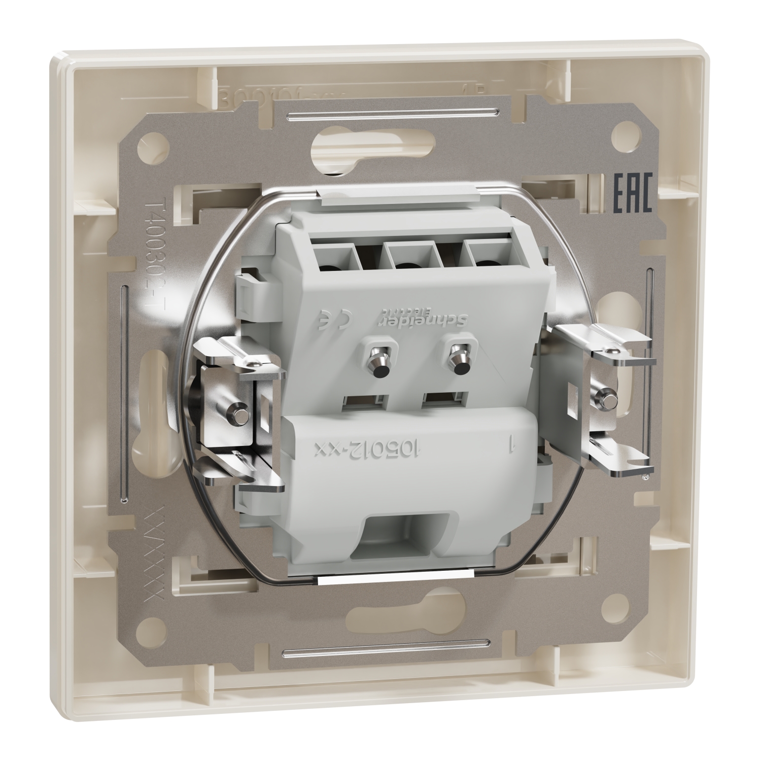 Розетка для кабельного виводу Asfora, крем EPH5500123 купити