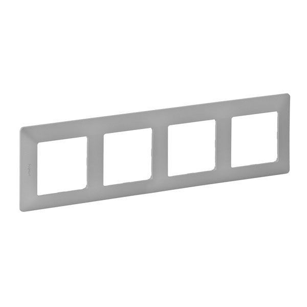 Рамка 4 поста, алюминий, Valena LIFE (754134) купити