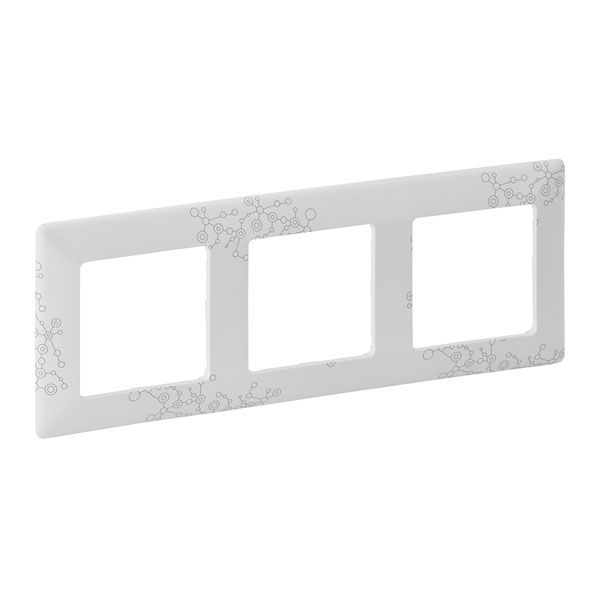 Рамка 3 поста, эл грей, Valena LIFE (754123) купити