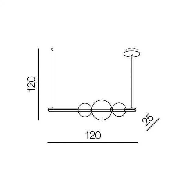 Підвісний світильник Azzardo AZ3352 Sandra (43388) купити