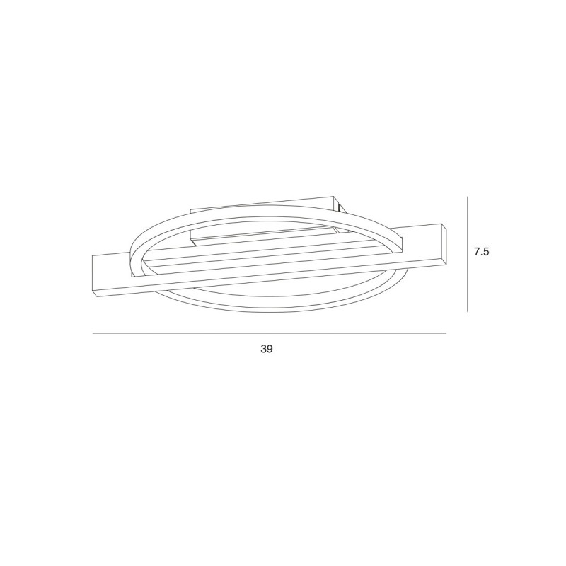 Потолочний світильник ITALUX PLF-55362-15W-WO Natano купити