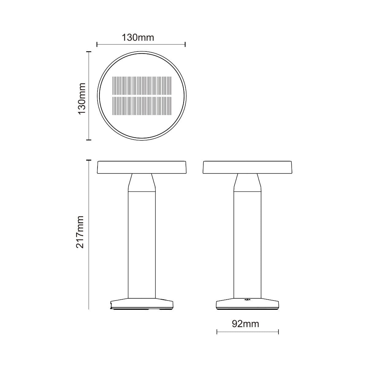 Вуличний стовпчик на сонячних батареях Zuma Line WT33611 CARLI купити