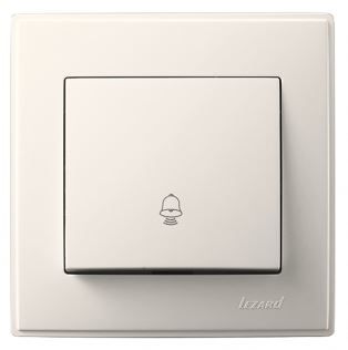 Кнопка звонка Lezard Lesya, крем (705-0303-103) купити