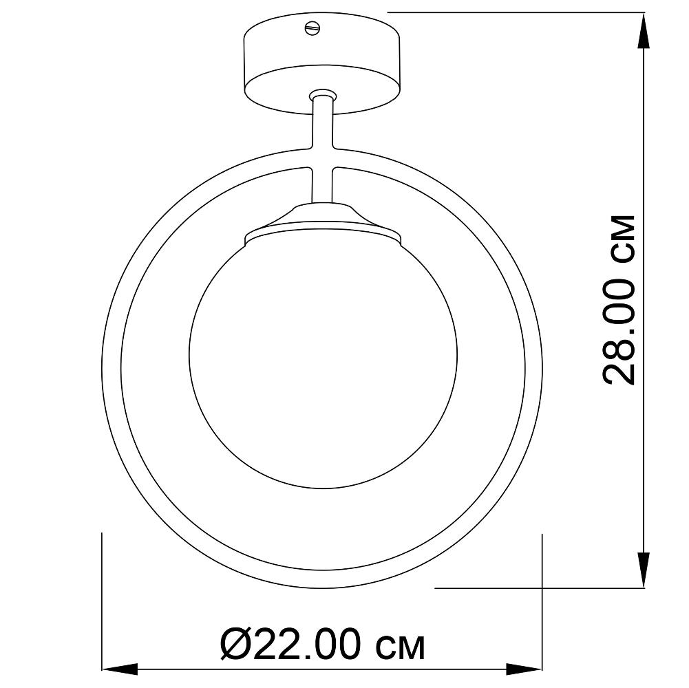 Светильник потолочный ImperiumLight Ellada 354122.49.01 купити