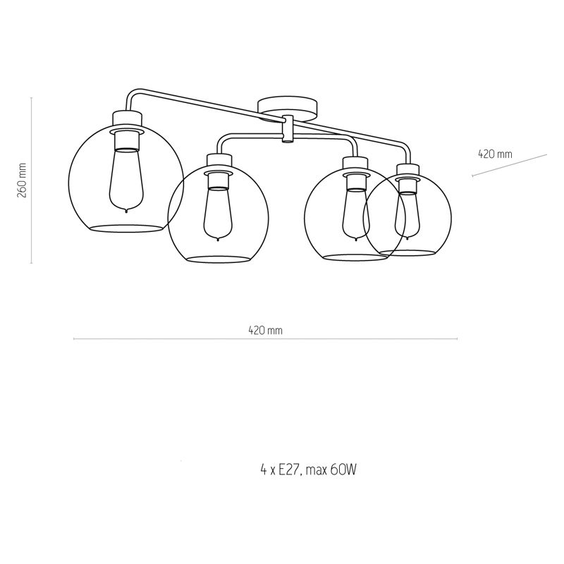 Люстра TK LIGHTING 2835 BARI купити