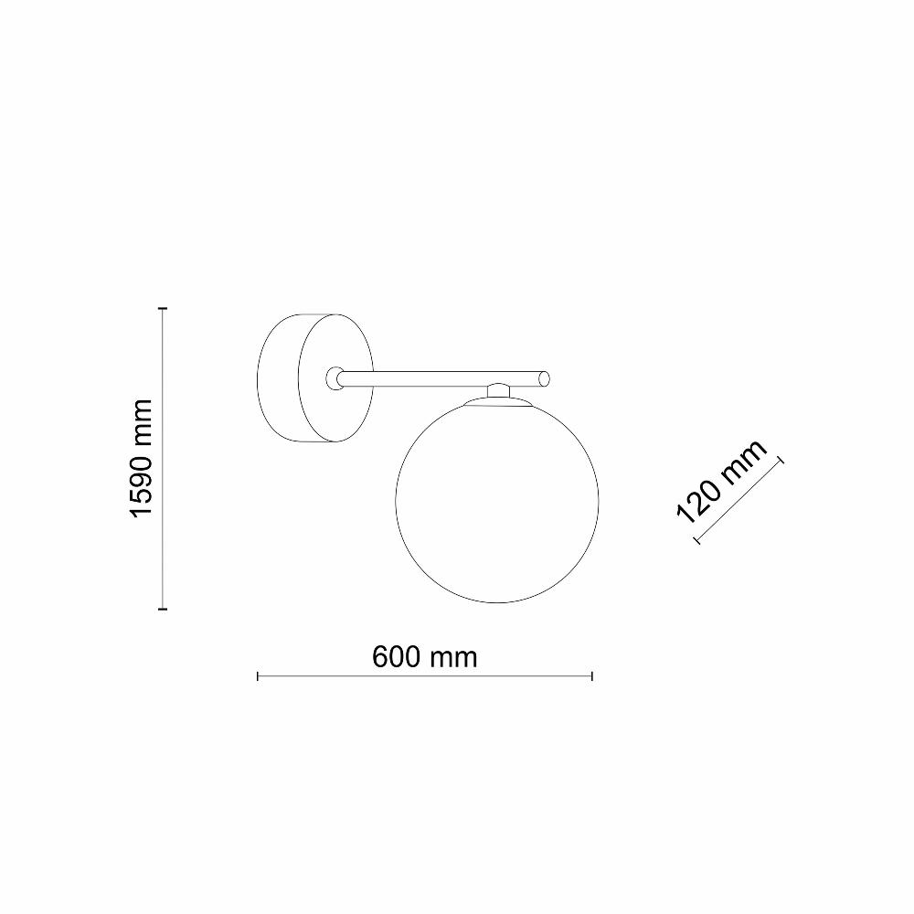 Бра TK Lighting 4777 ESTERA BLACK купити