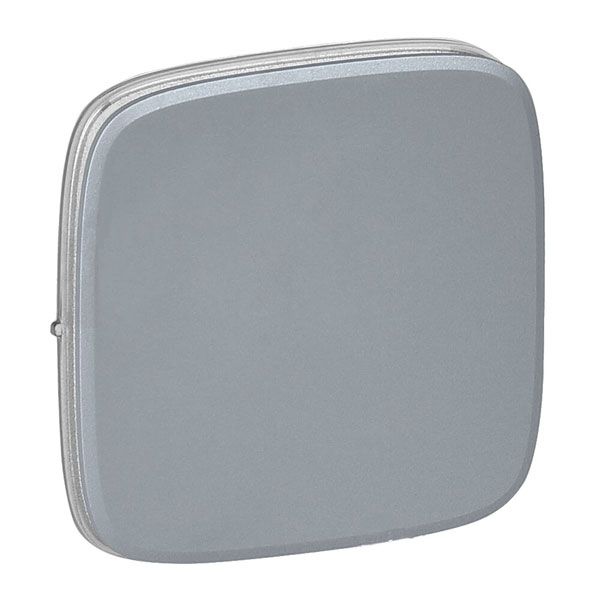 Клавиша выключателя, светлая нержавеющая сталь, Valena ALLURE (755013) купити