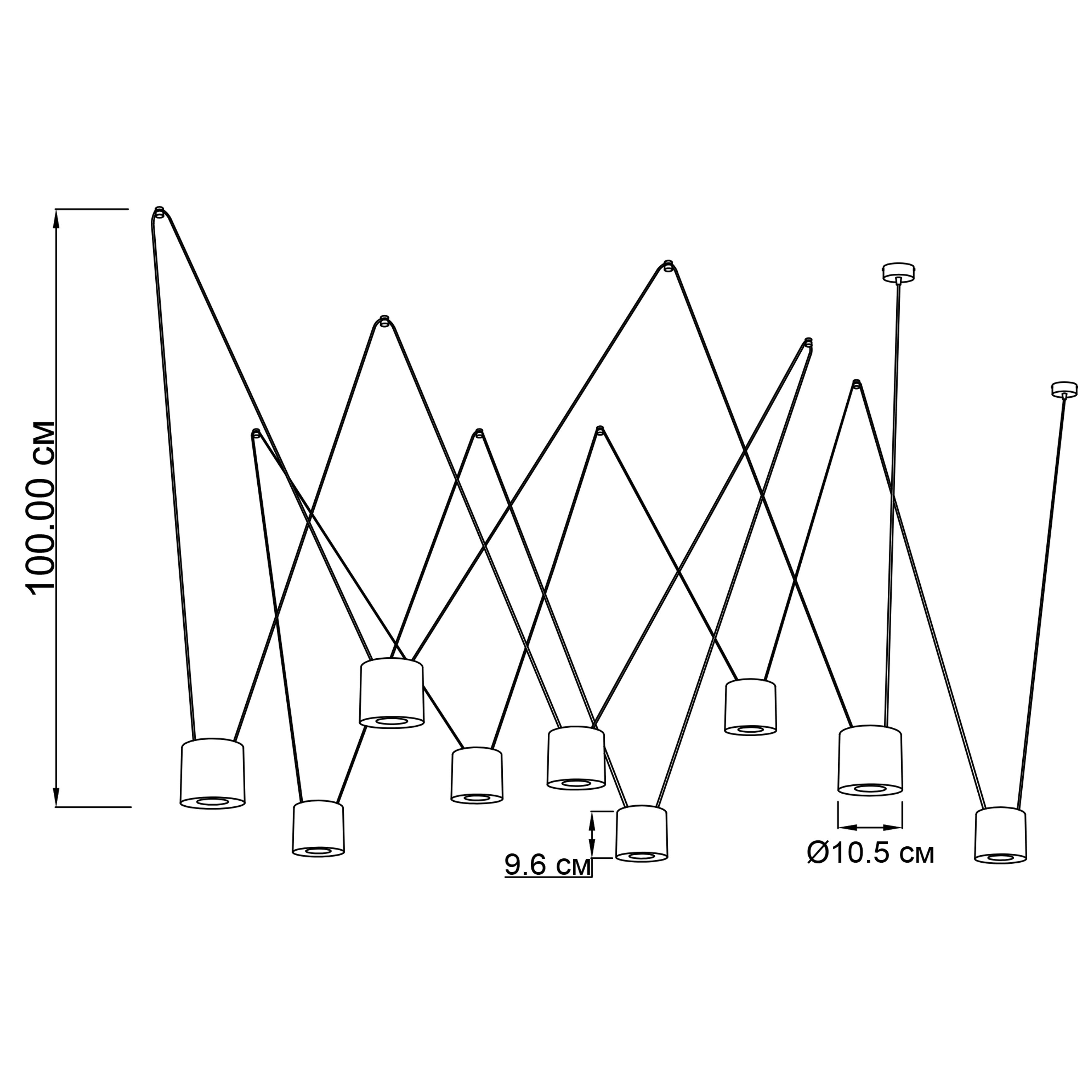 Подвесной светильник ImperiumLight Tokyo Big 3749100.05.05 купити