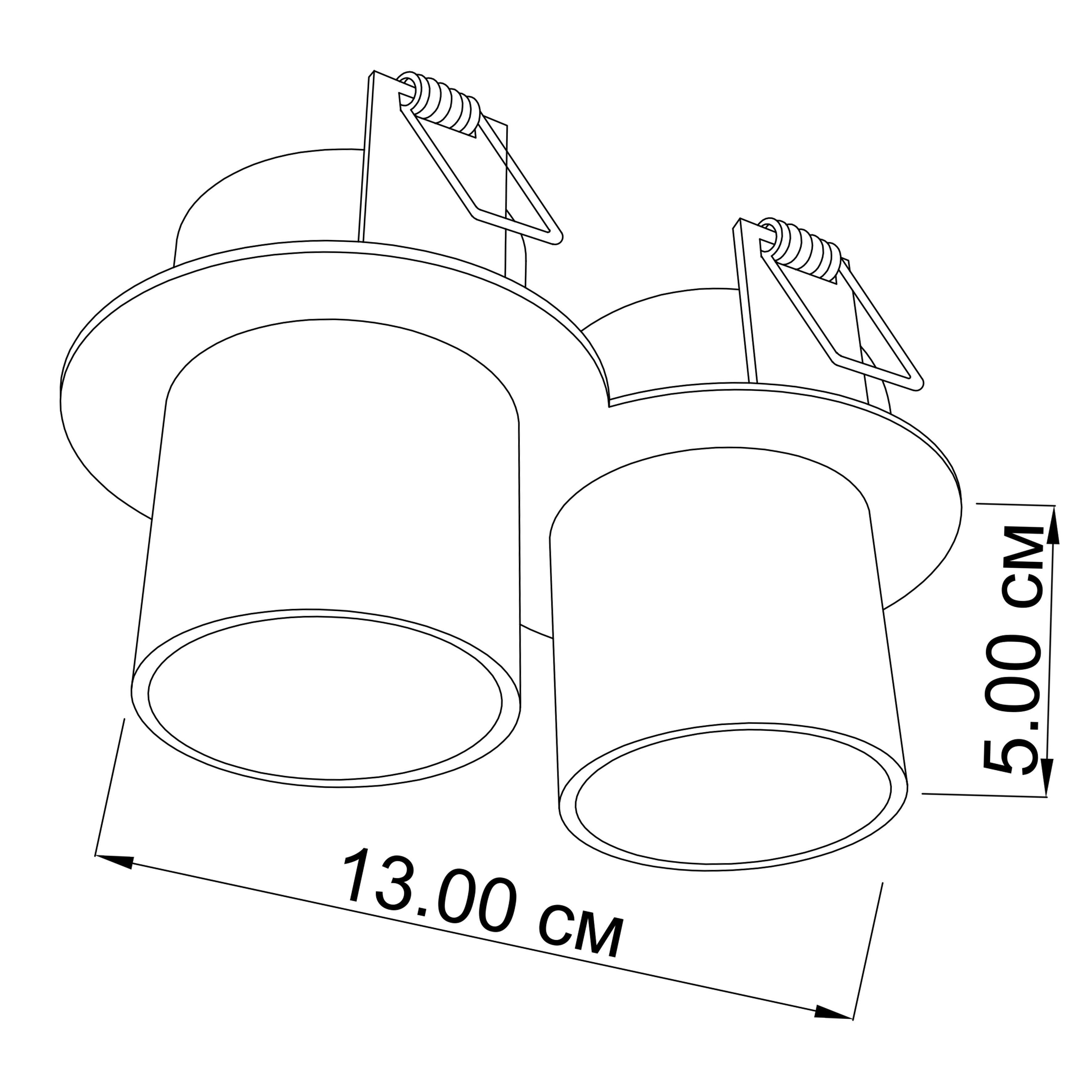 Врізний токовий світильник ImperiumLight Vardo 21025.05.05 купити