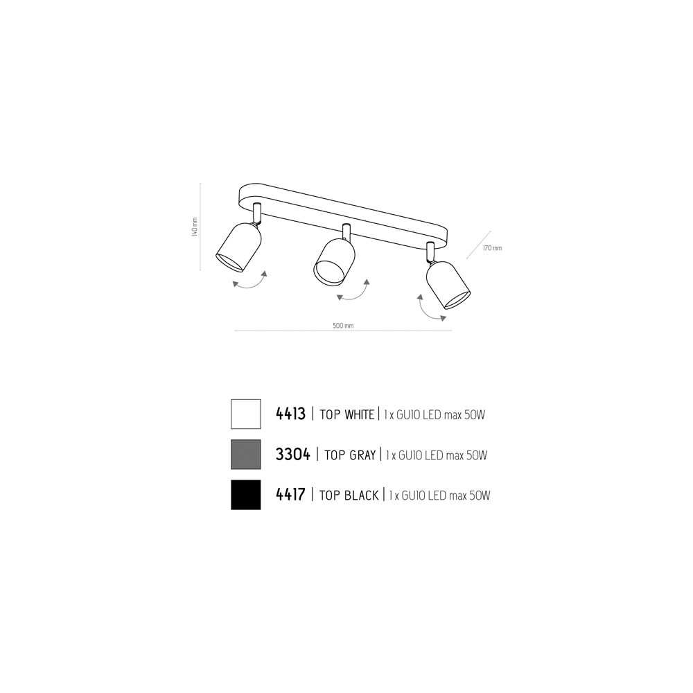 Спот TK Lighting 3304 TOP купити