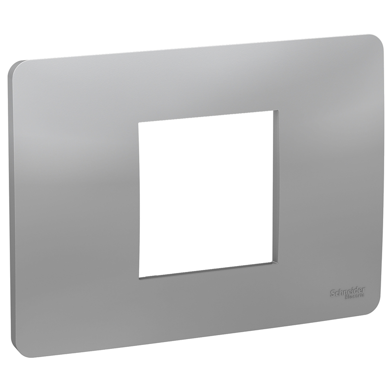 Рамка 2-модульная, UNICA MODULAR, NU210230, алюминий купити