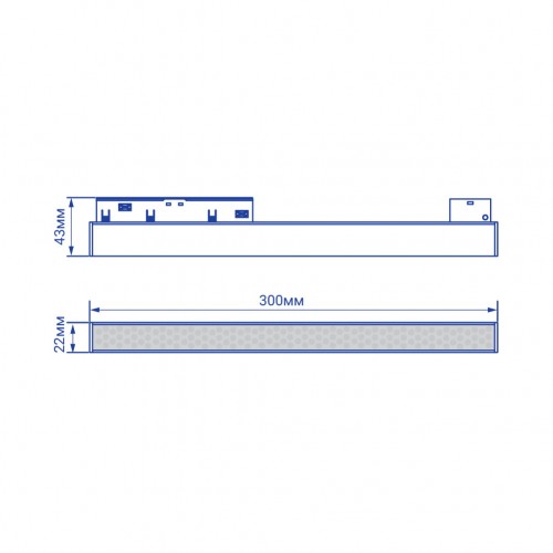 Магнітний трековий світильник Feron MGN302 12W чорний (41938) купити