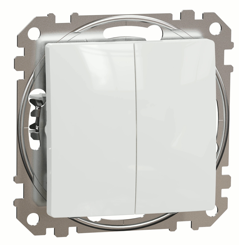 Вимикач 2-кл Schneider Sedna Design SDD111105 Білий купити