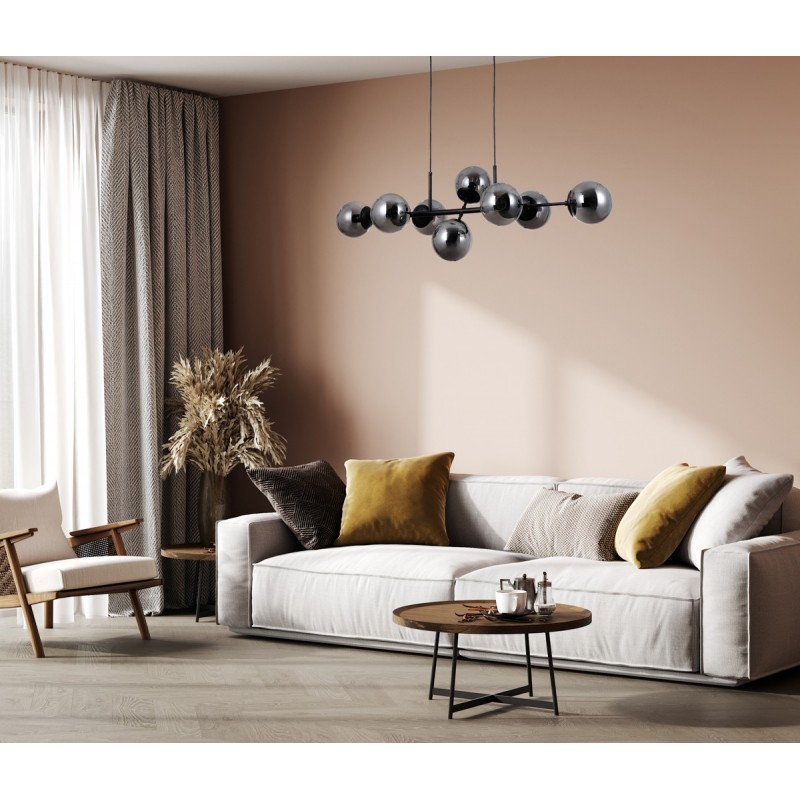 Люстра підвісна ITALUX PND-1098-8-BL Molite купити