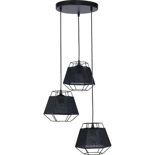 Подвесной светильник TK Lighting 1806 CRISTAL BLACK купити