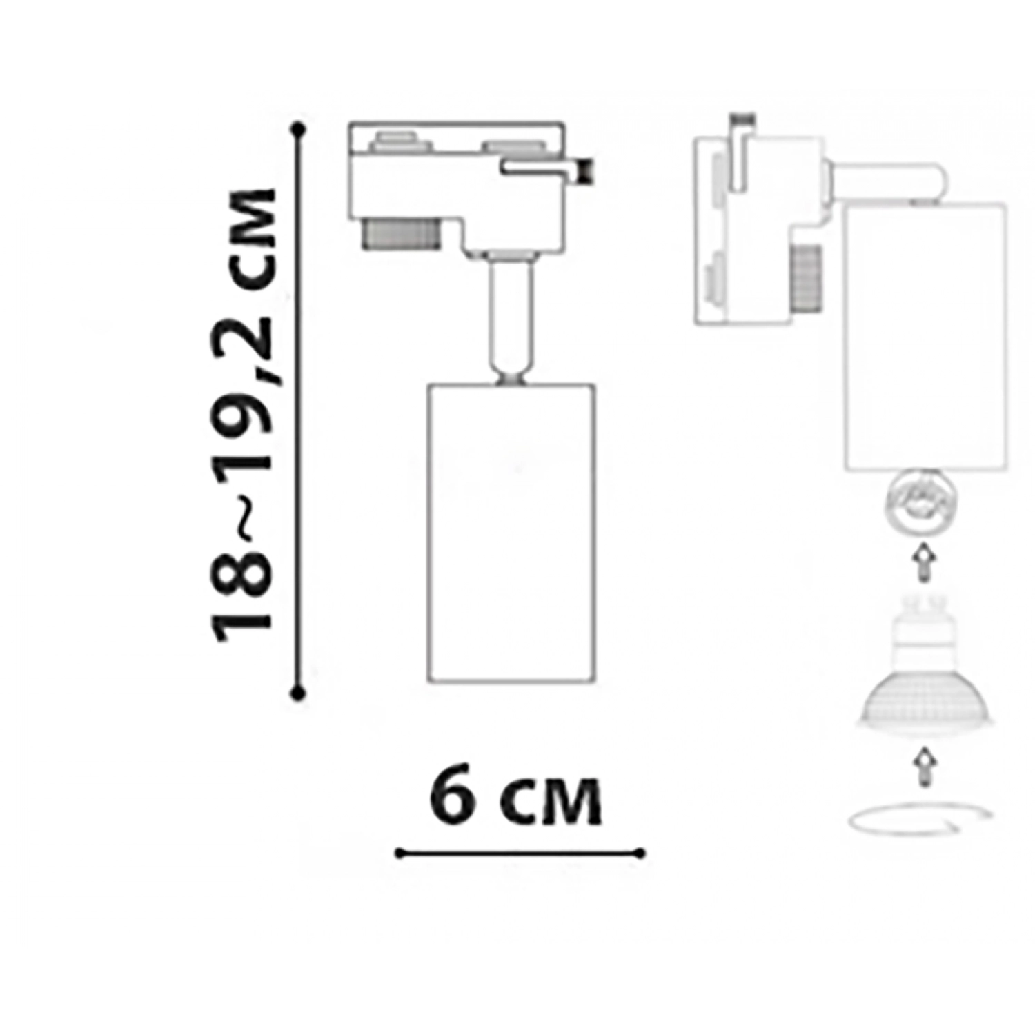 Трековий світильник Friendlylight Focus L FL6005 купити