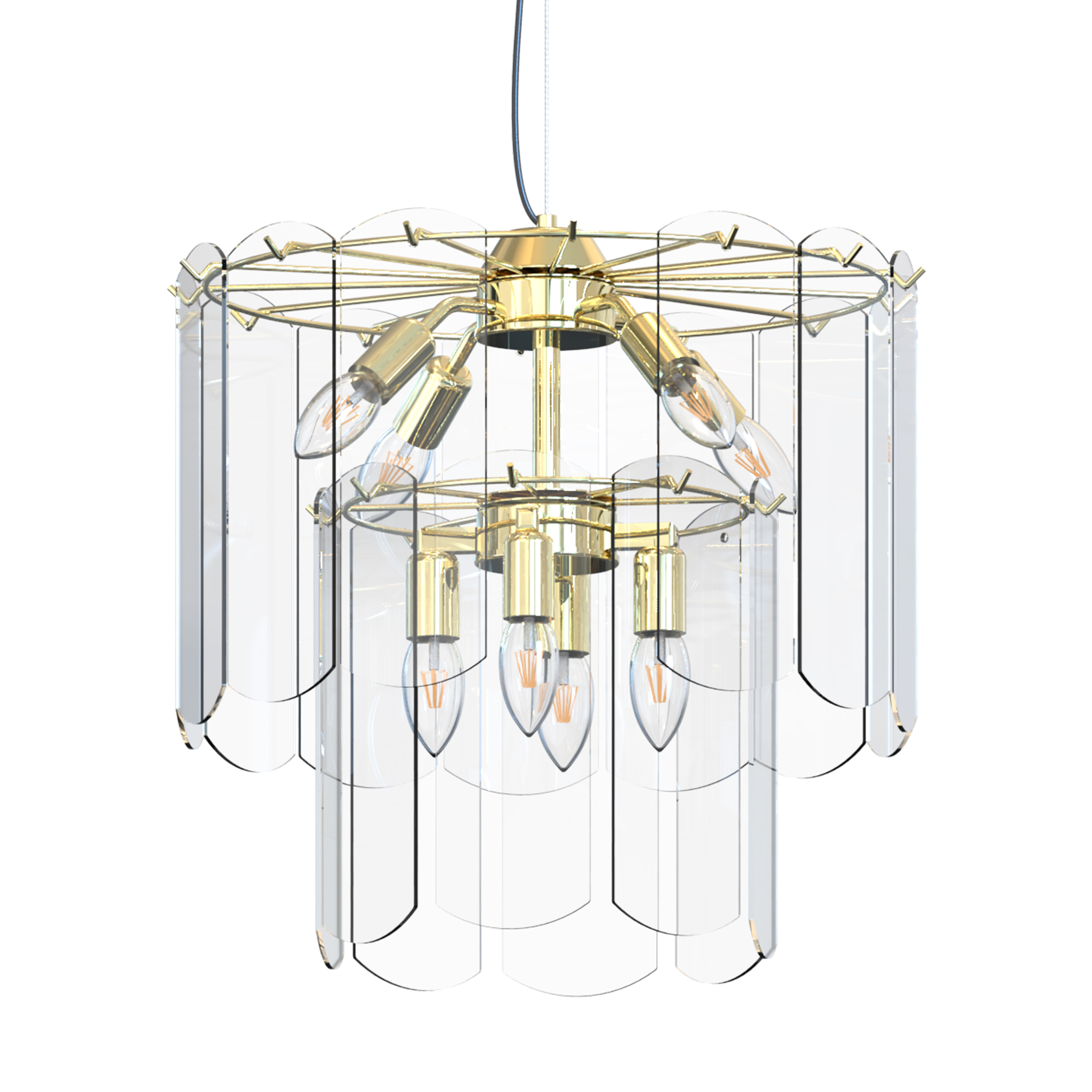 Підвісний світильник Zuma Line MD3523-8M-EGN NIRA купити