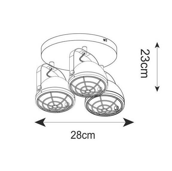 Спот Zuma Line G917006-3R Balve купити