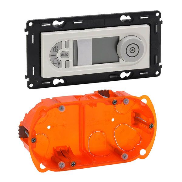 Термостат комнатный программируемый, жемчуг, Valena ALLURE (755339) купити