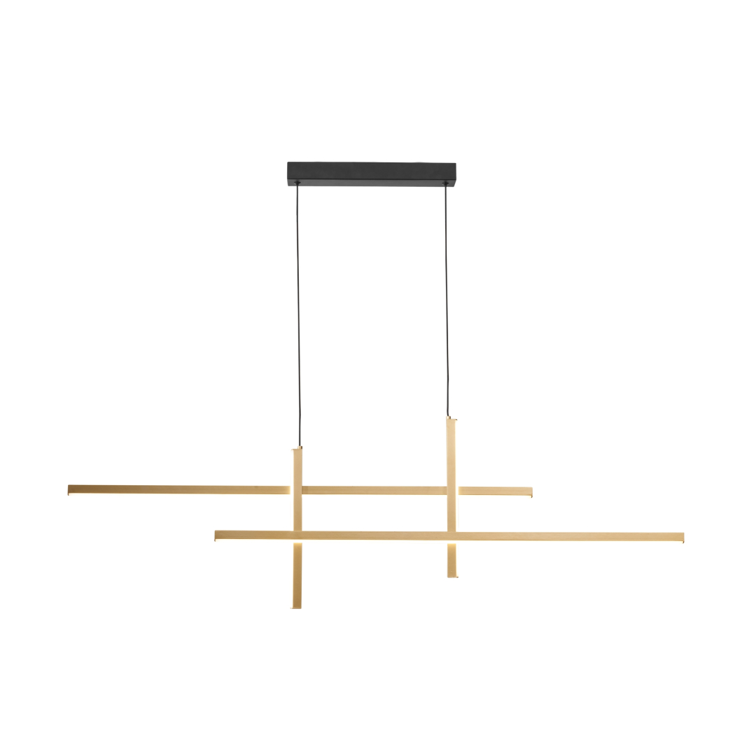 Підвісний світильник Zuma Line 22008P-BK/GD EDGE купити