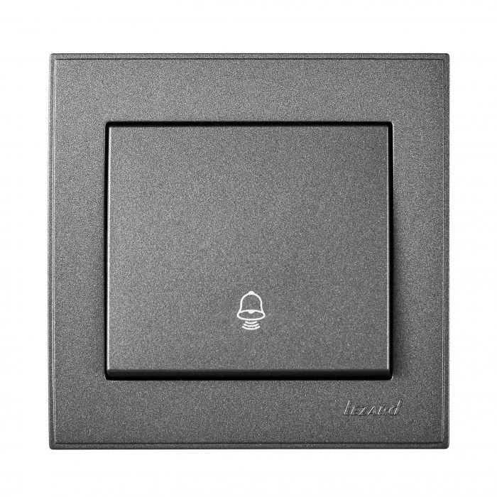 Кнопка звонка, антрацит LEZARD RAIN (703-4288-103) купити