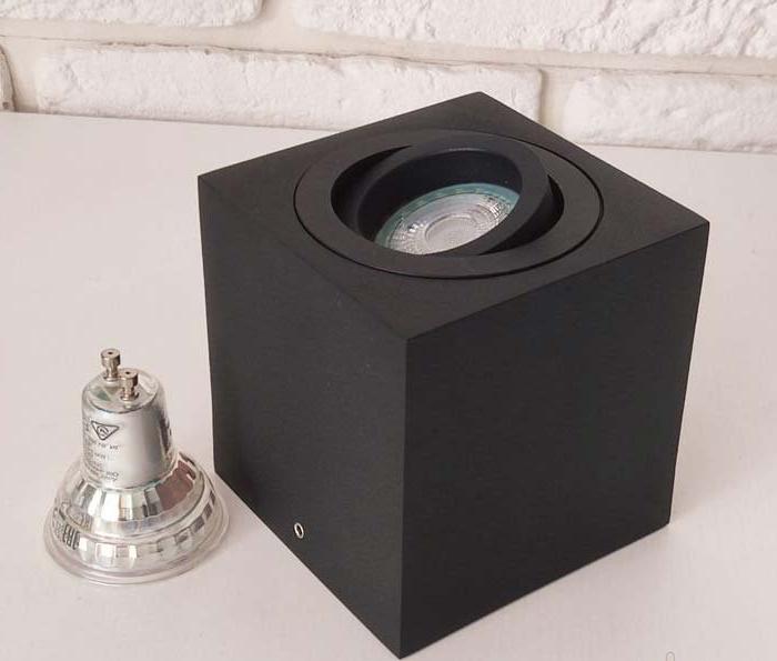 Точковий світильник Azzardo AZ2825 Brant Square 1 BK (24104) купити