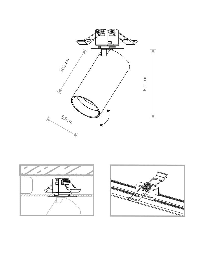 Спот Nowodvorski 7827 MONO SURFACE купити