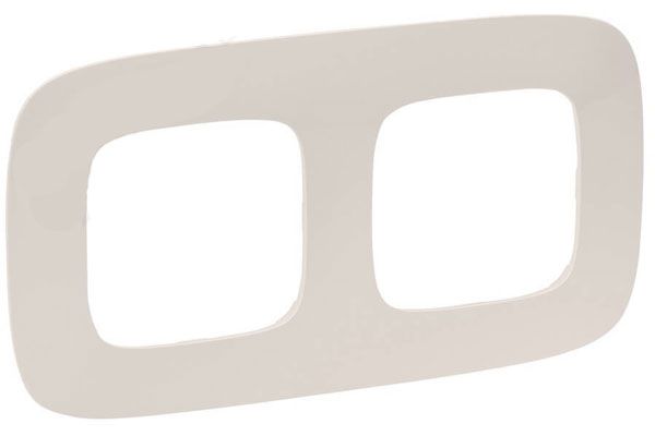 Рамка 2 поста, слоновая кость, Valena ALLURE (754312) купити