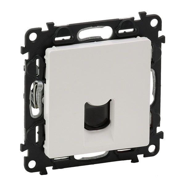 Розетка телефонная RJ11, белый, Valena LIFE (753438) купити