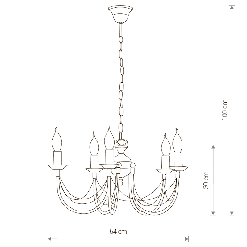 Люстра Nowodvorski 205 Ares купити