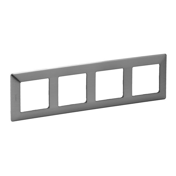 Рамка 4 поста, сталь, Valena LIFE (754154) купити