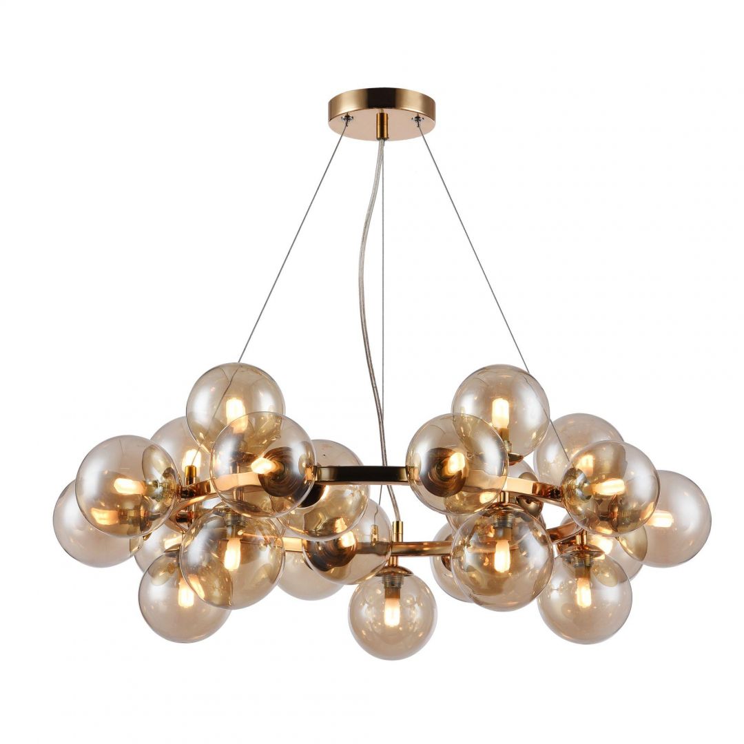 Люстра ITALUX PND-5252-25-GD-CGN Cabella купити