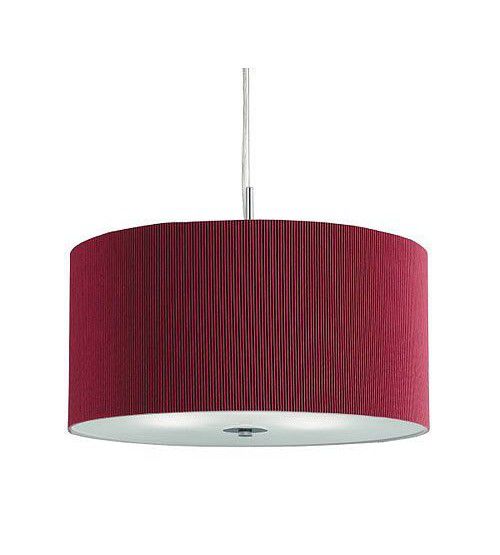 Подвесной светильник Searchlight 2353-40re Drum Pleat Pendants купити
