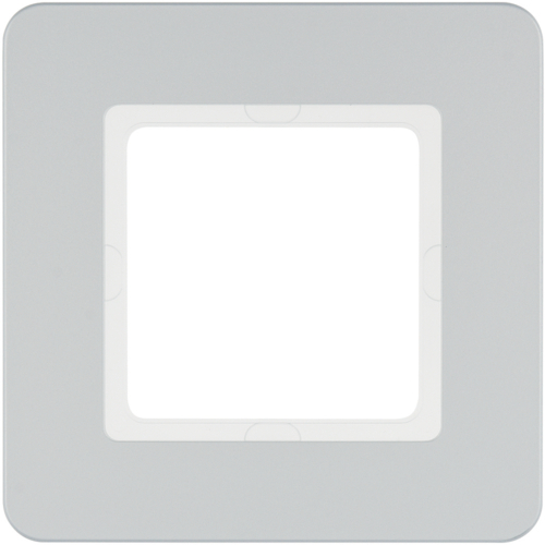 Рамка 1Х пластикова алюміній, Q.7 10116184 купити
