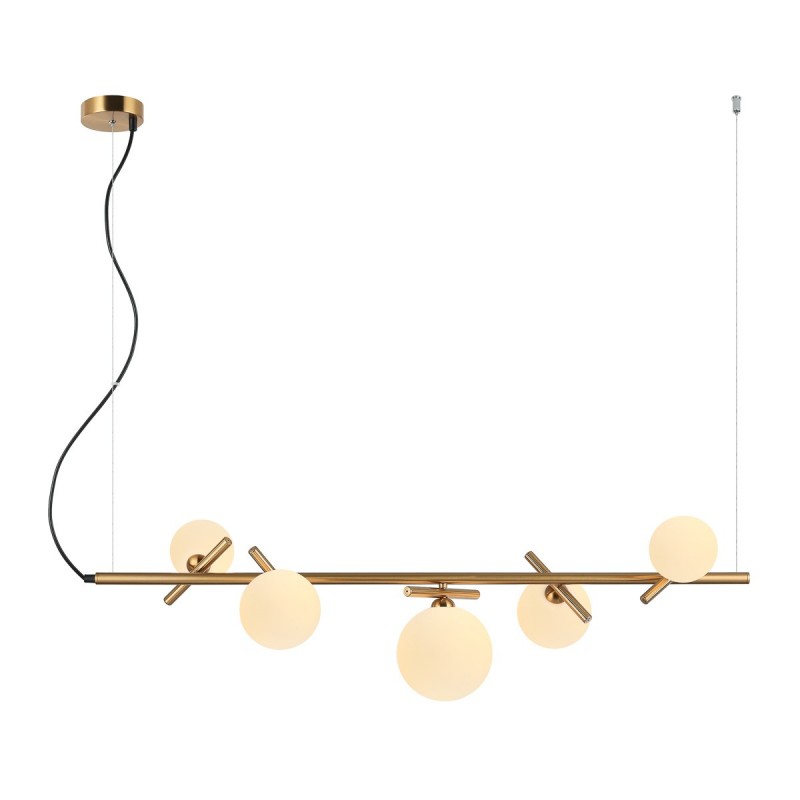 Люстра підвісна ITALUX PND-5622-5-BRO-W Reverso купити