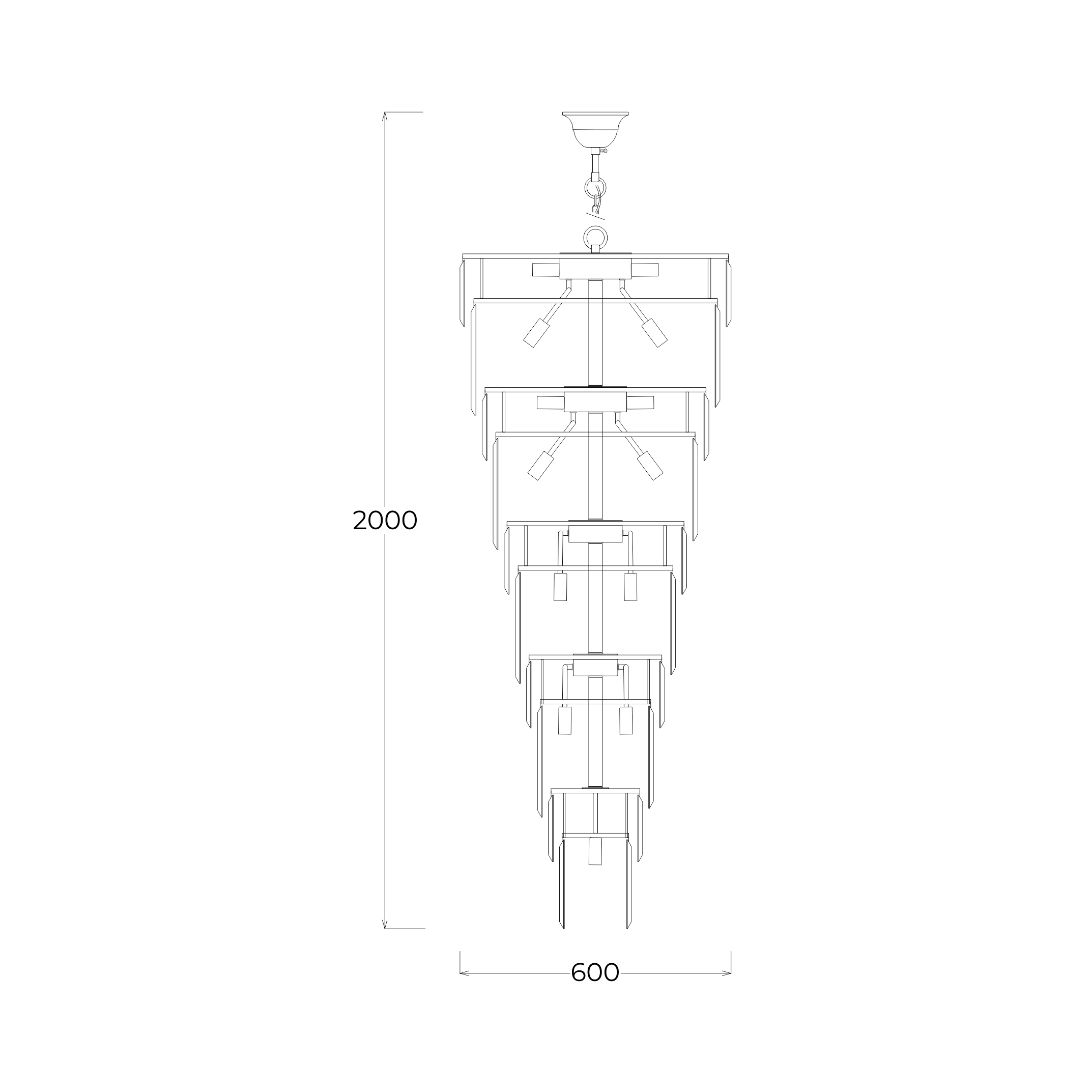 Підвісний світильник Zuma Line 19002/40-CHR LUXE купити