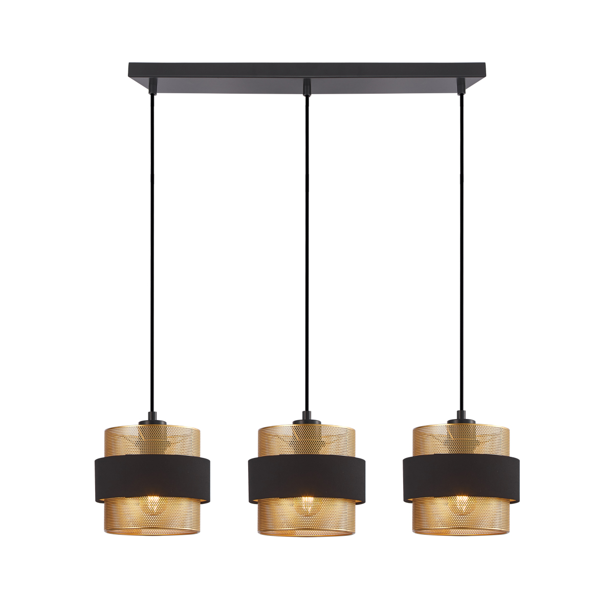 Підвісний світильник ITALUX PND-27467-3-BK-GD Bans купити