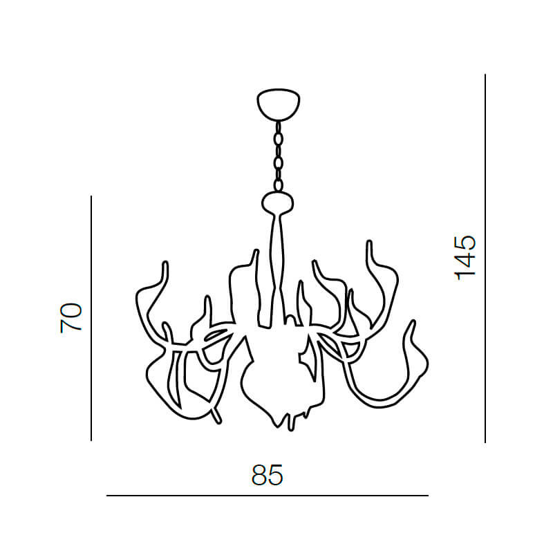 Люстра Azzardo AZ1048 Snake купити