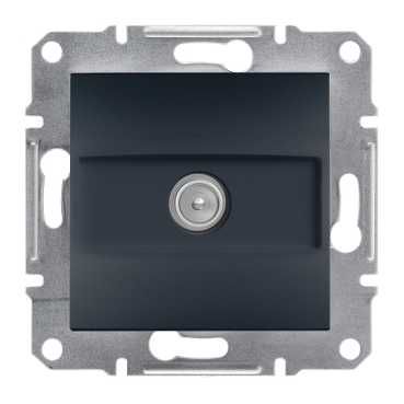 Телевізійна розетка прохідна (4db), антрацит (EPH3200271) купити