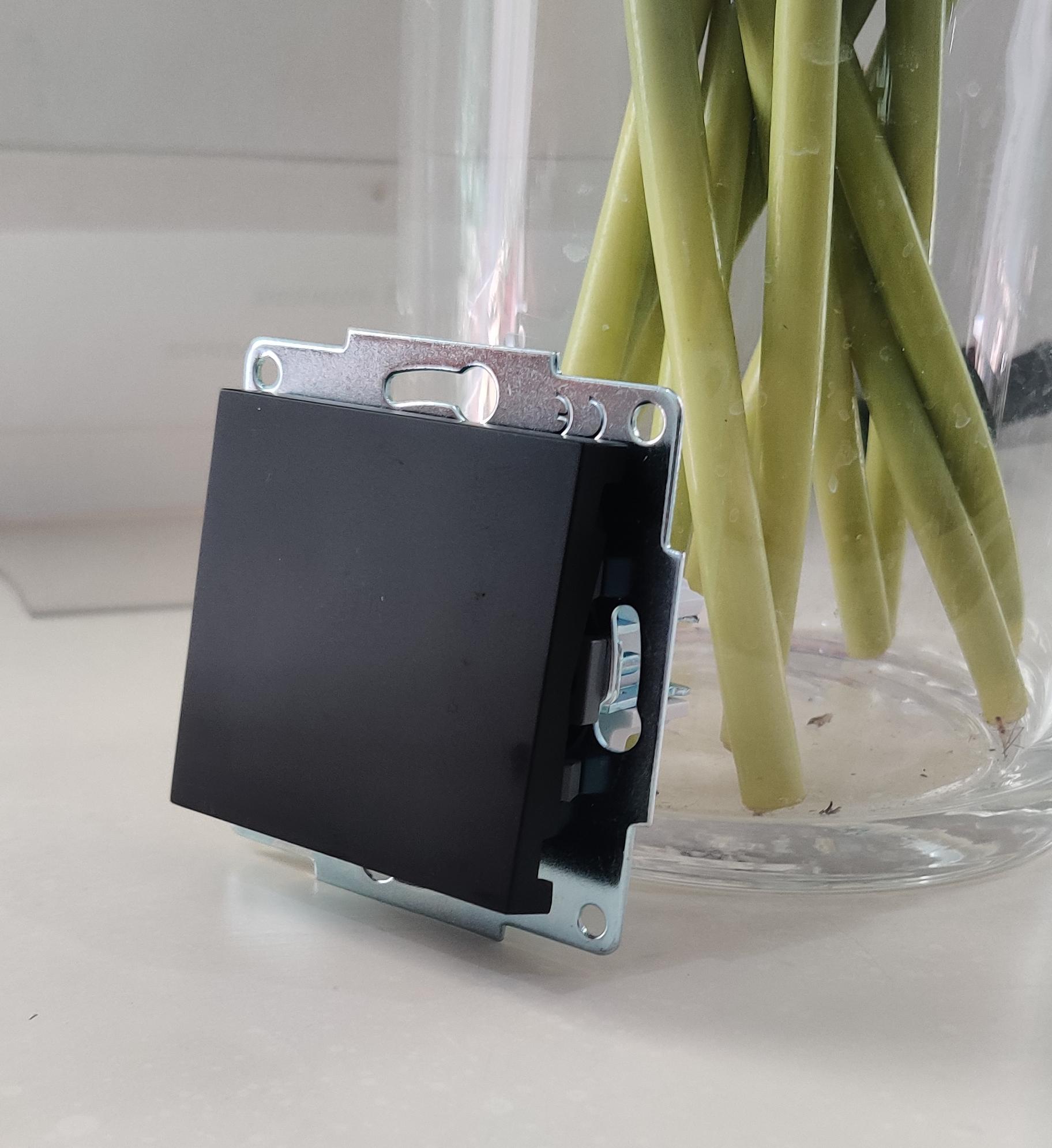 Вимикач Lezard VESNA Чорний (742-4288-100) купити