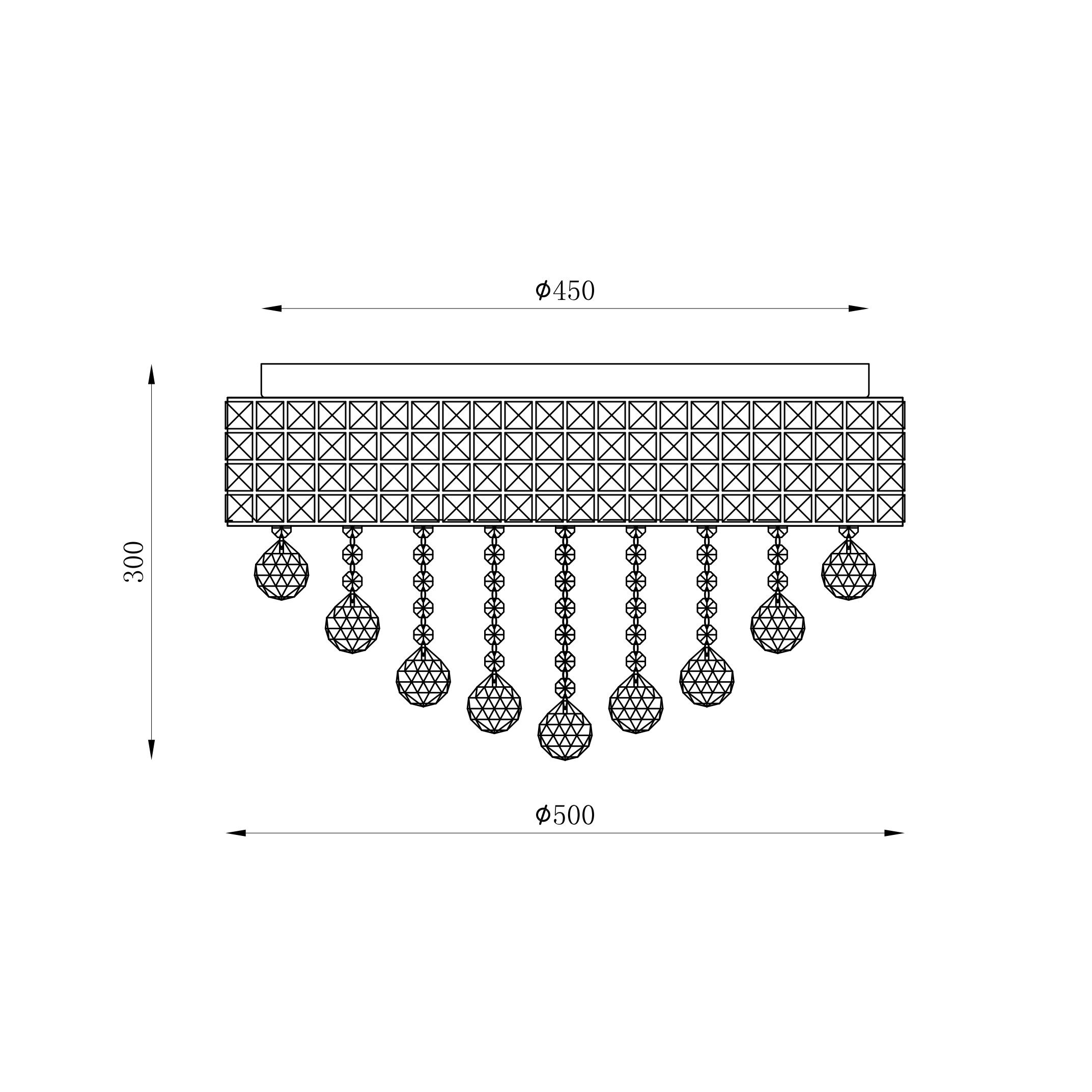 Люстра Zuma Line 19027-L CAPRI купити