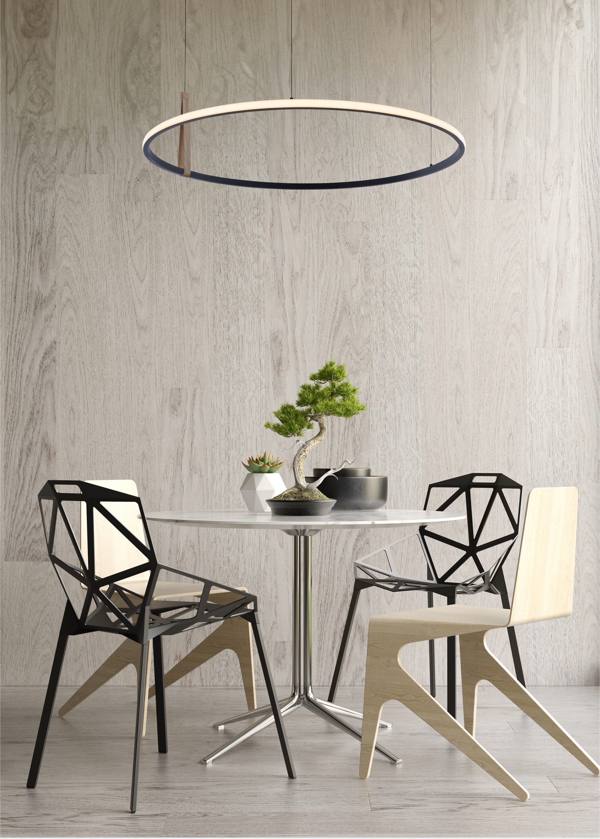 Підвісний світильник Zuma Line 22808-WOOD WOOD CLAUD купити