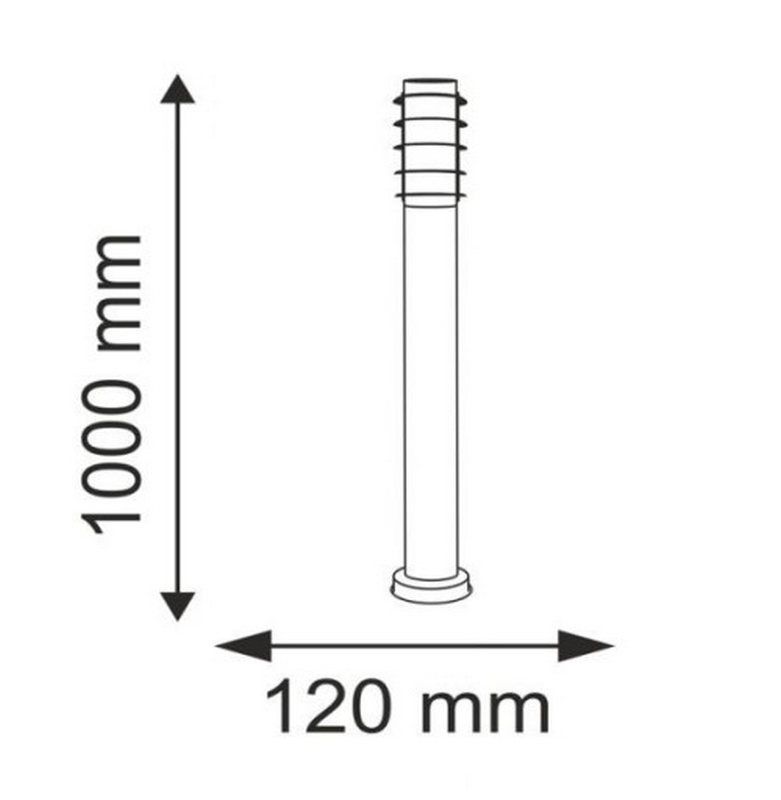 Вуличний світильник Goldlux 315137 Serena E27 10W IP44 купити